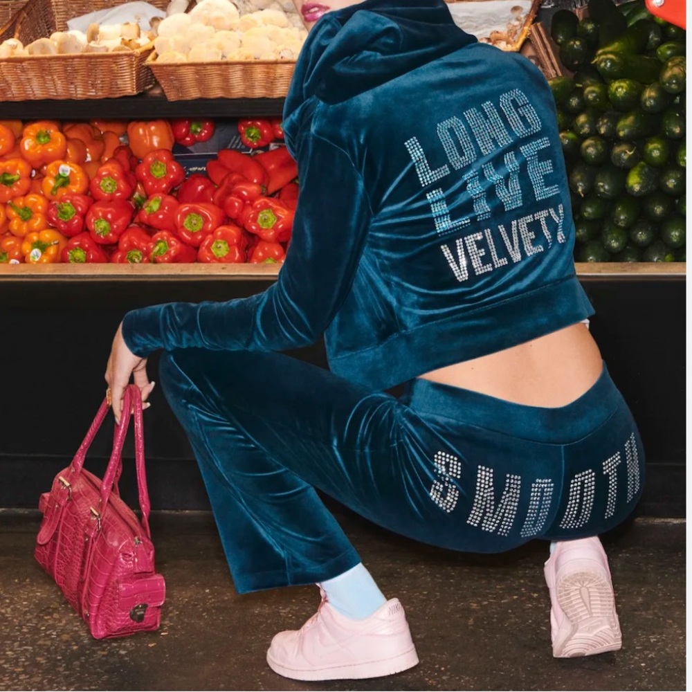 NWOT Juicy Couture x Craft Mayo Velour Tracksuit Set Size S